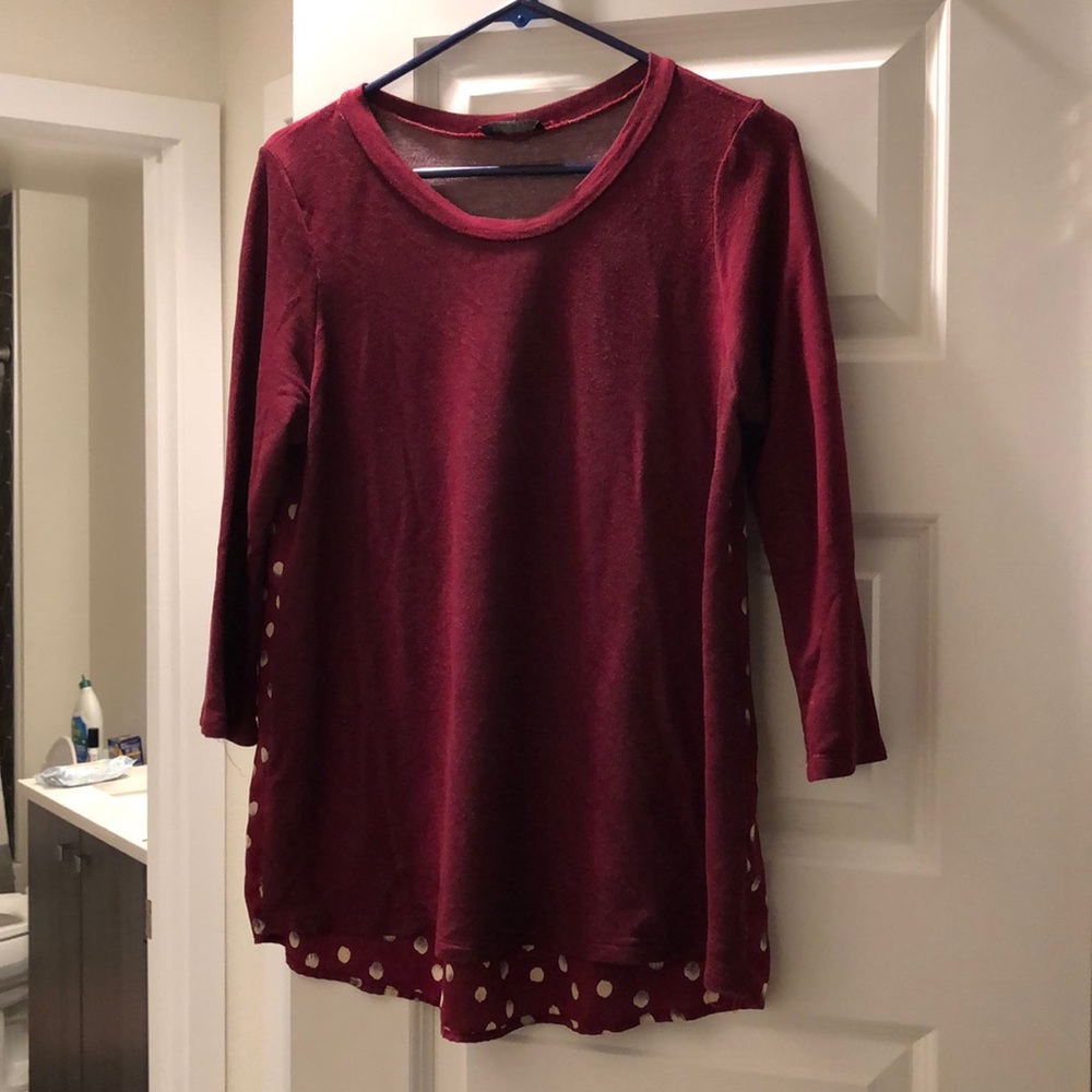 Paper moon top from stitch fix